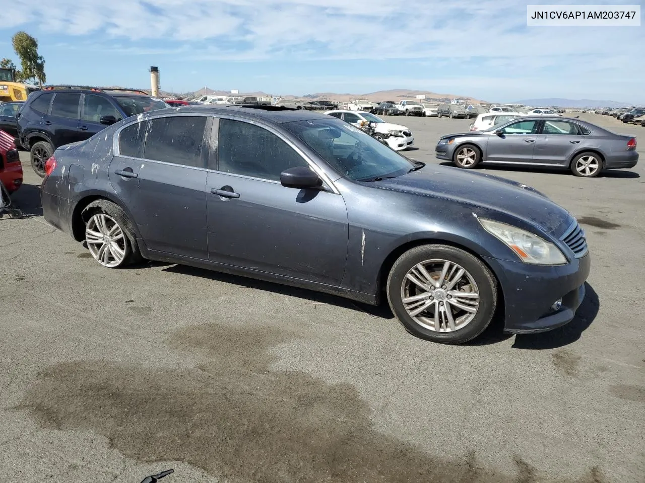 2010 Infiniti G37 Base VIN: JN1CV6AP1AM203747 Lot: 75767054