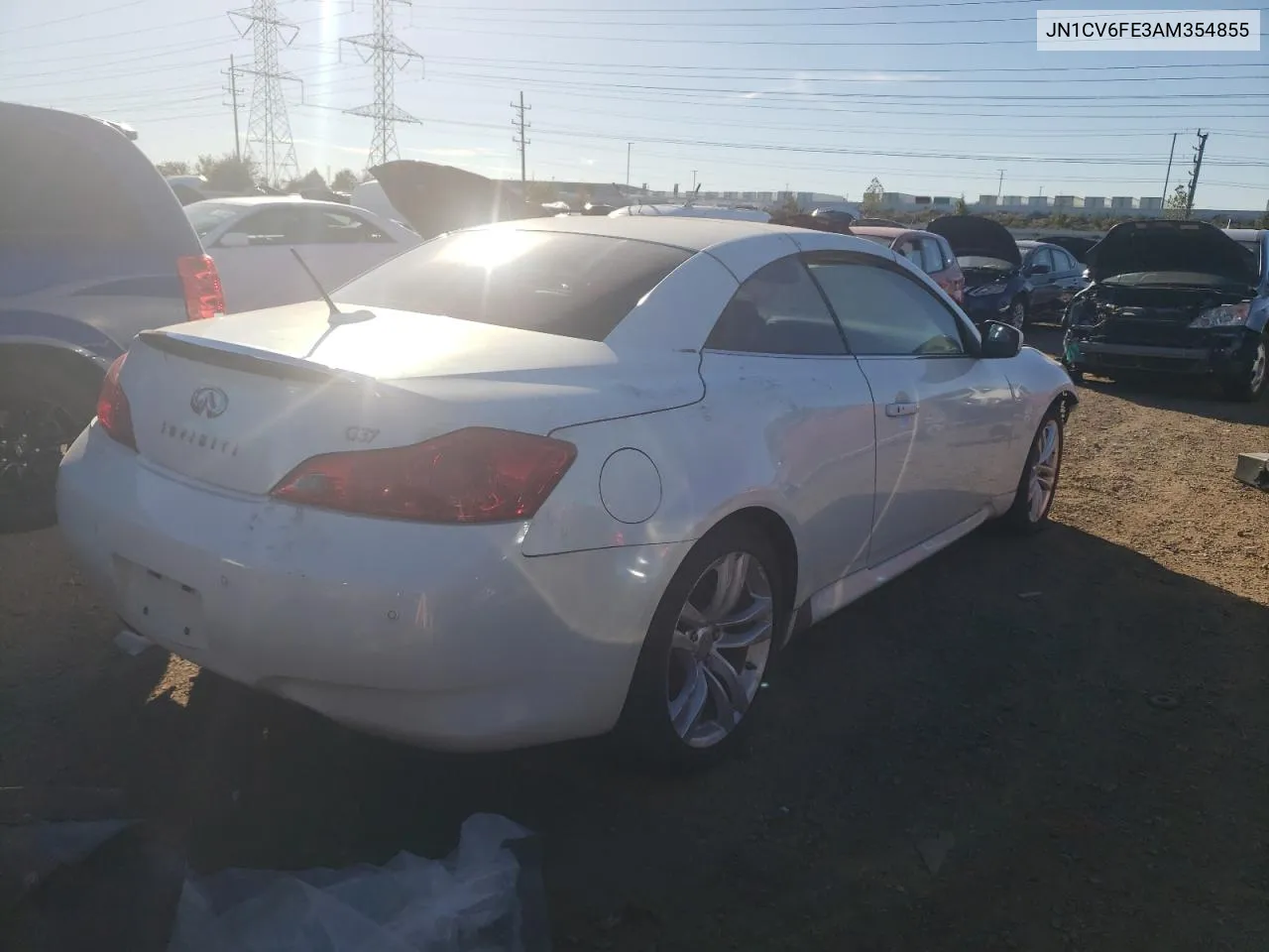 2010 Infiniti G37 Base VIN: JN1CV6FE3AM354855 Lot: 76072624