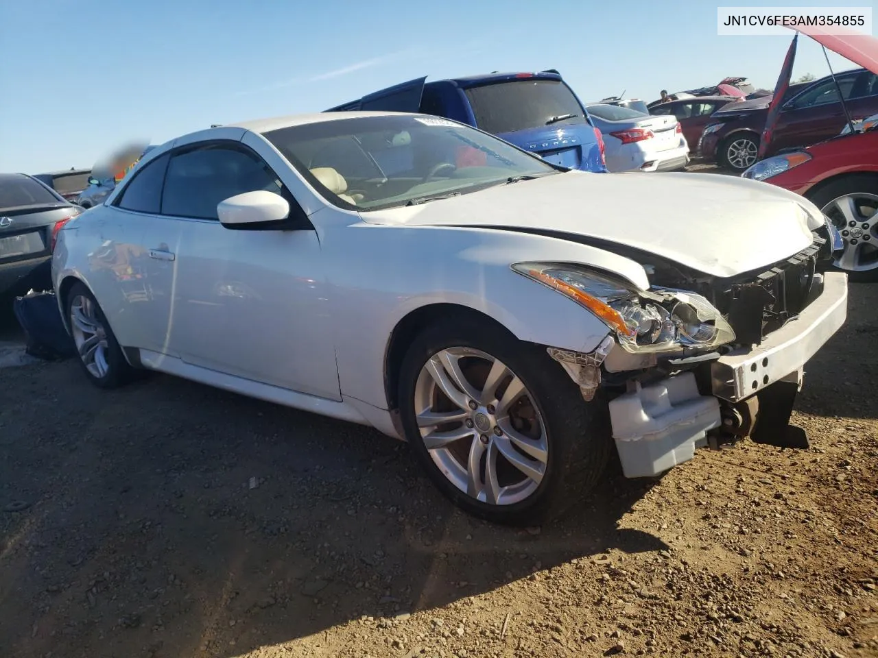 2010 Infiniti G37 Base VIN: JN1CV6FE3AM354855 Lot: 76072624