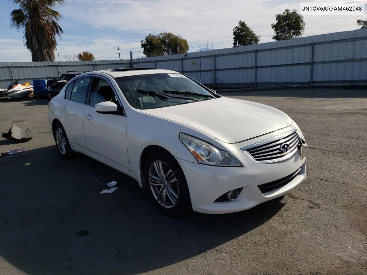 2010 Infiniti G37 VIN: JN1CV6AR7AM462048 Lot: 77706093