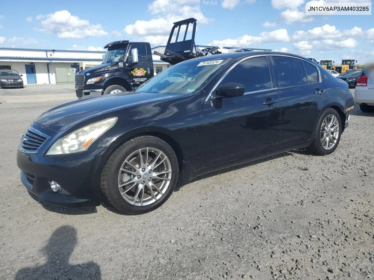 2010 Infiniti G37 Base VIN: JN1CV6AP3AM403285 Lot: 78165524