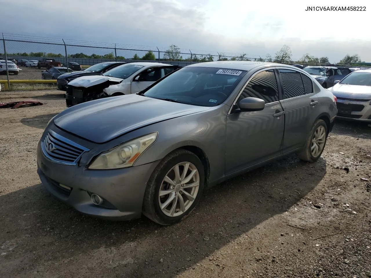 2010 Infiniti G37 VIN: JN1CV6ARXAM458222 Lot: 79317224