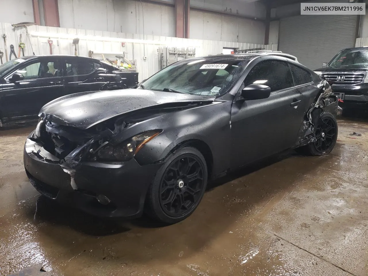 2011 Infiniti G37 Base VIN: JN1CV6EK7BM211996 Lot: 49091674