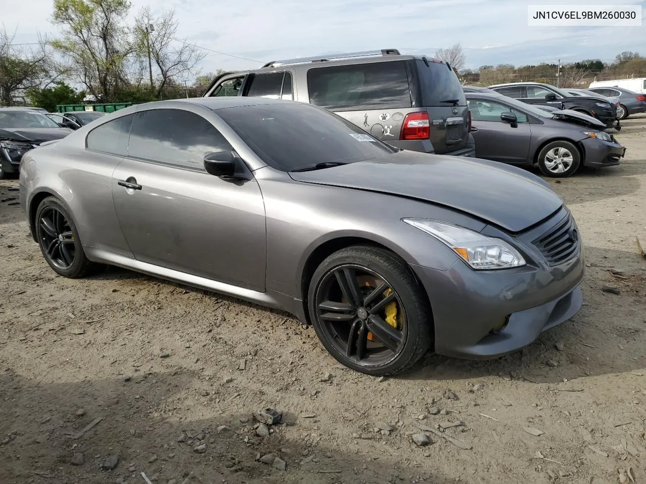 2011 Infiniti G37 VIN: JN1CV6EL9BM260030 Lot: 49674824