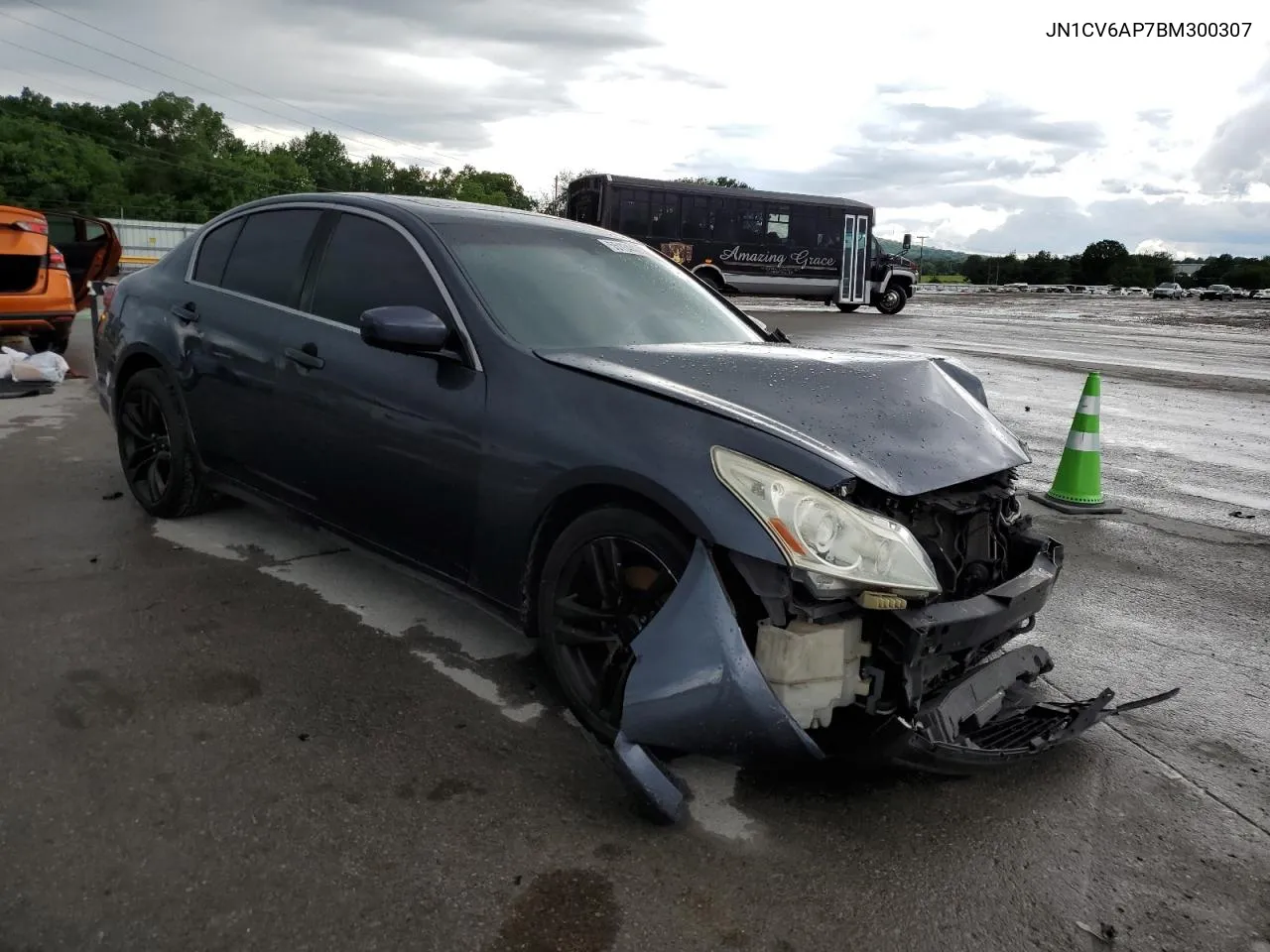 2011 Infiniti G37 Base VIN: JN1CV6AP7BM300307 Lot: 55134424