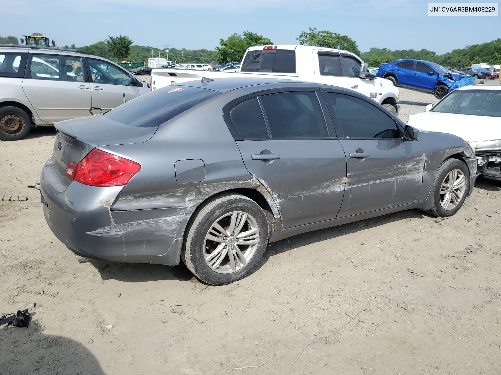 2011 Infiniti G37 VIN: JN1CV6AR3BM408229 Lot: 55733484