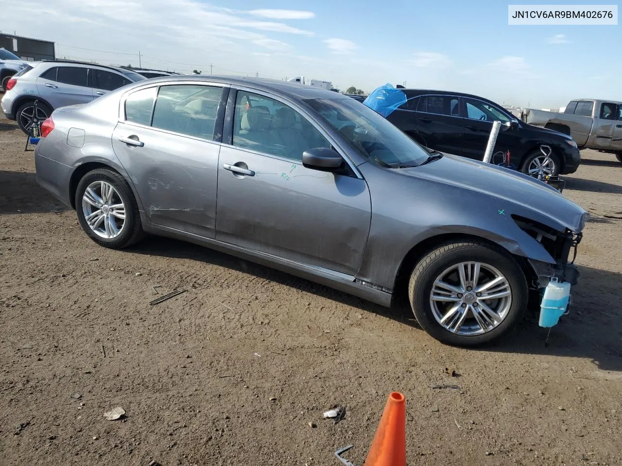 2011 Infiniti G37 VIN: JN1CV6AR9BM402676 Lot: 56872044