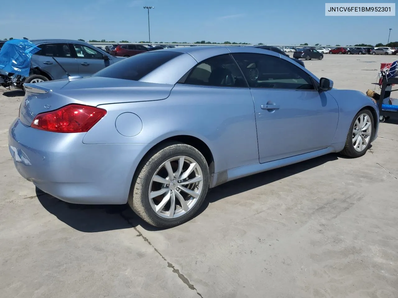 2011 Infiniti G37 Base VIN: JN1CV6FE1BM952301 Lot: 58104204