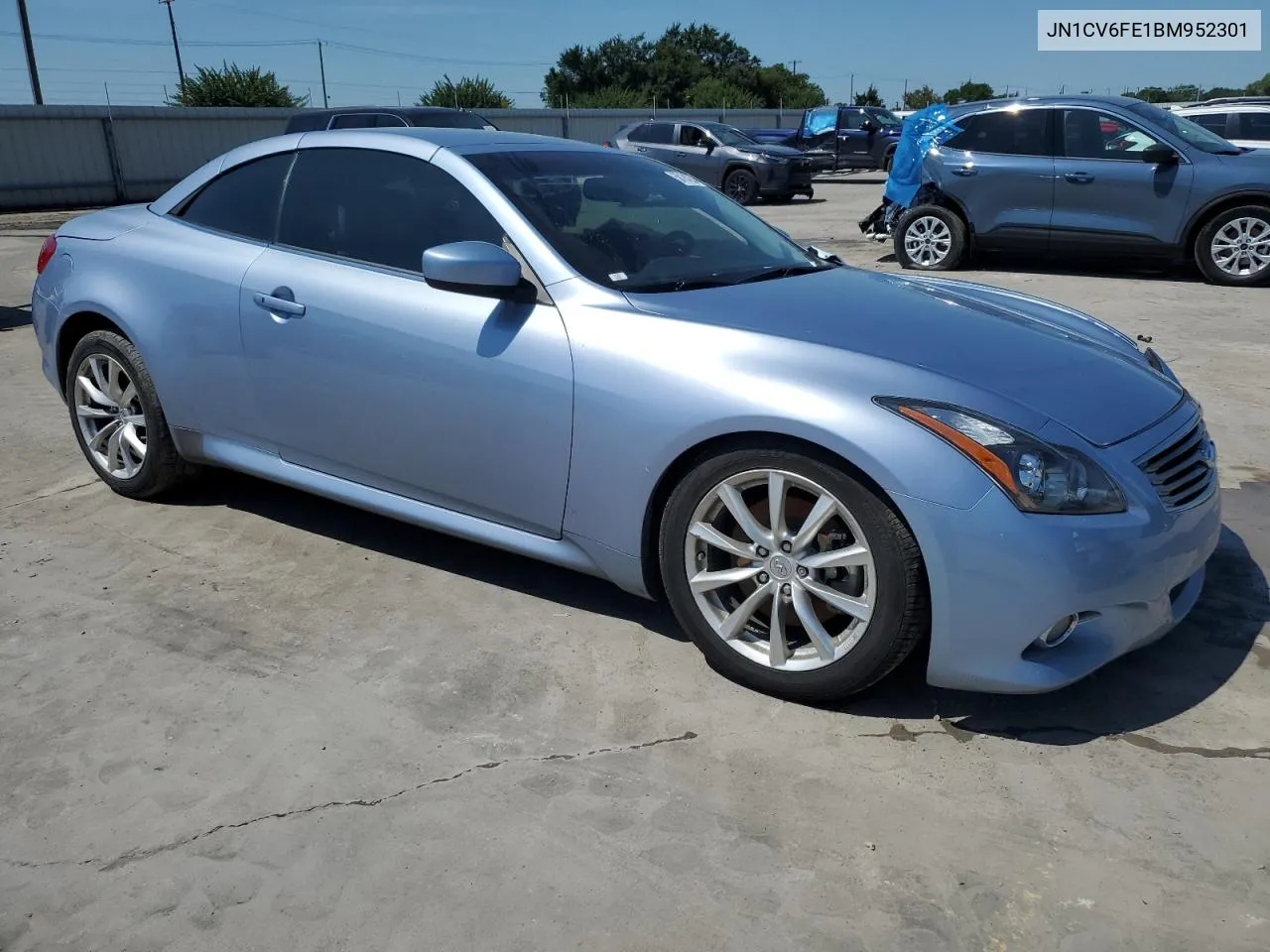 2011 Infiniti G37 Base VIN: JN1CV6FE1BM952301 Lot: 58104204