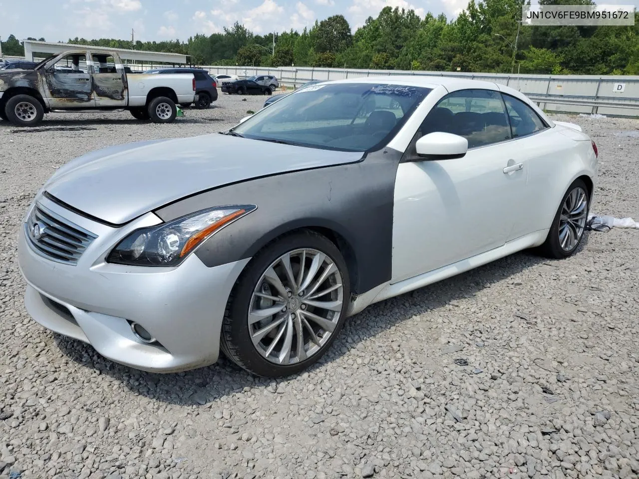 2011 Infiniti G37 Base VIN: JN1CV6FE9BM951672 Lot: 60112564