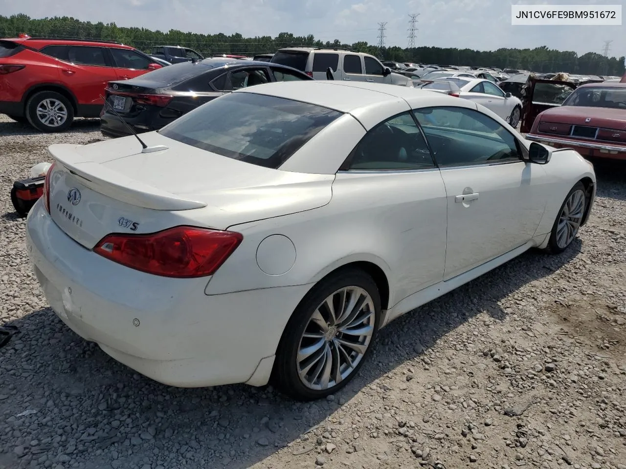 2011 Infiniti G37 Base VIN: JN1CV6FE9BM951672 Lot: 60112564