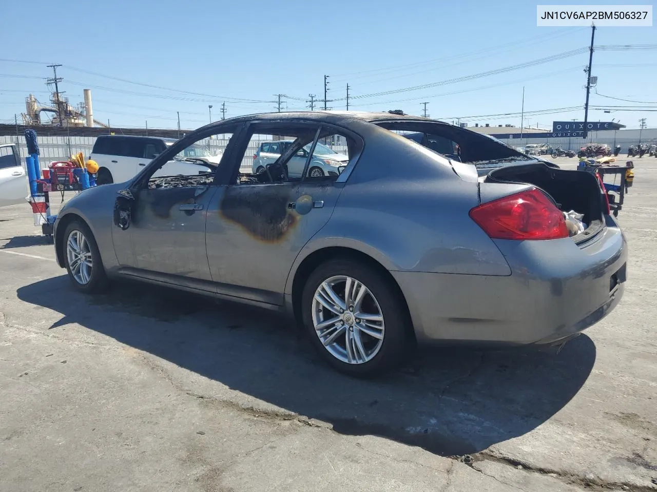 2011 Infiniti G37 Base VIN: JN1CV6AP2BM506327 Lot: 60754694