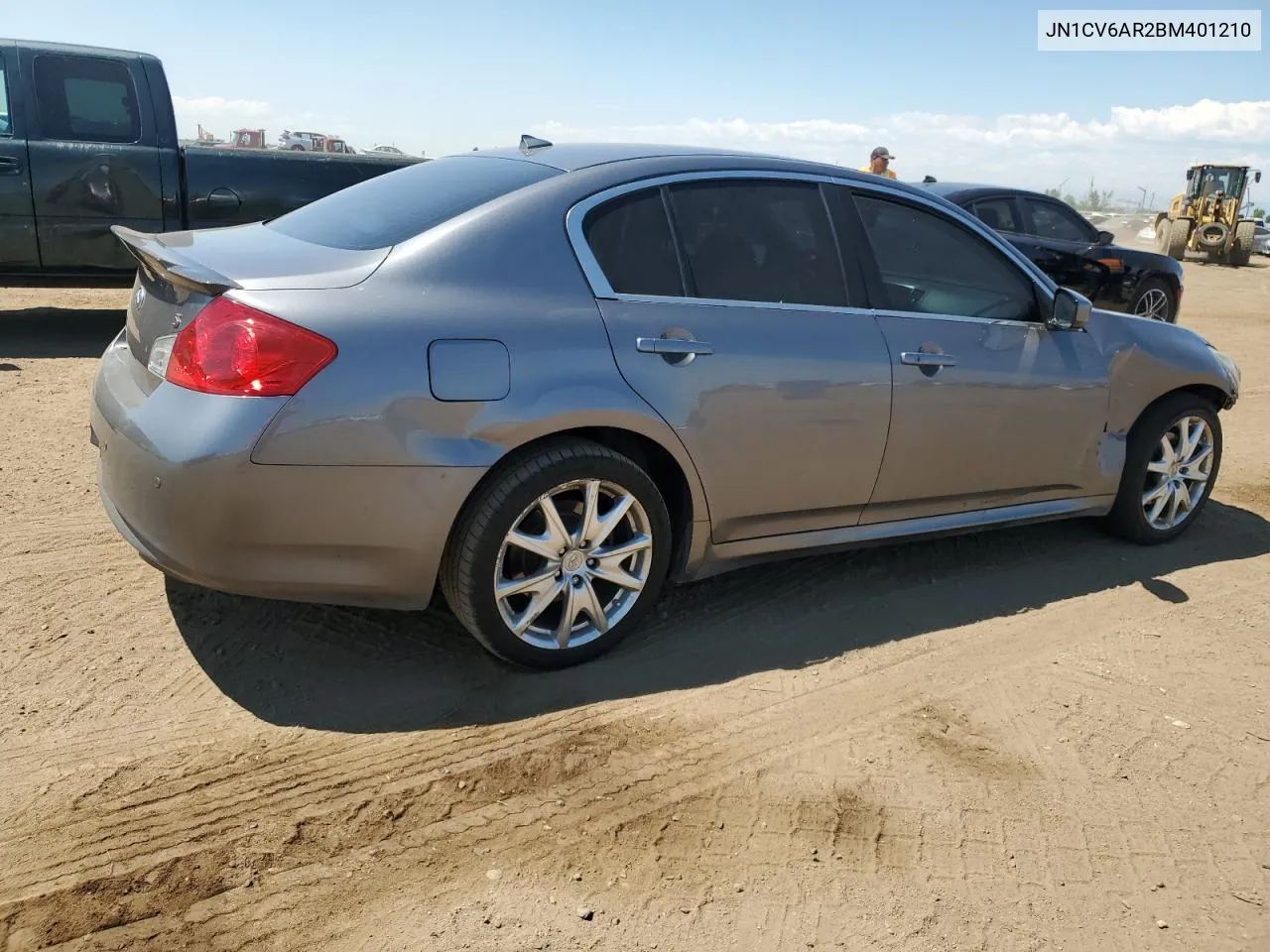 2011 Infiniti G37 VIN: JN1CV6AR2BM401210 Lot: 62680104