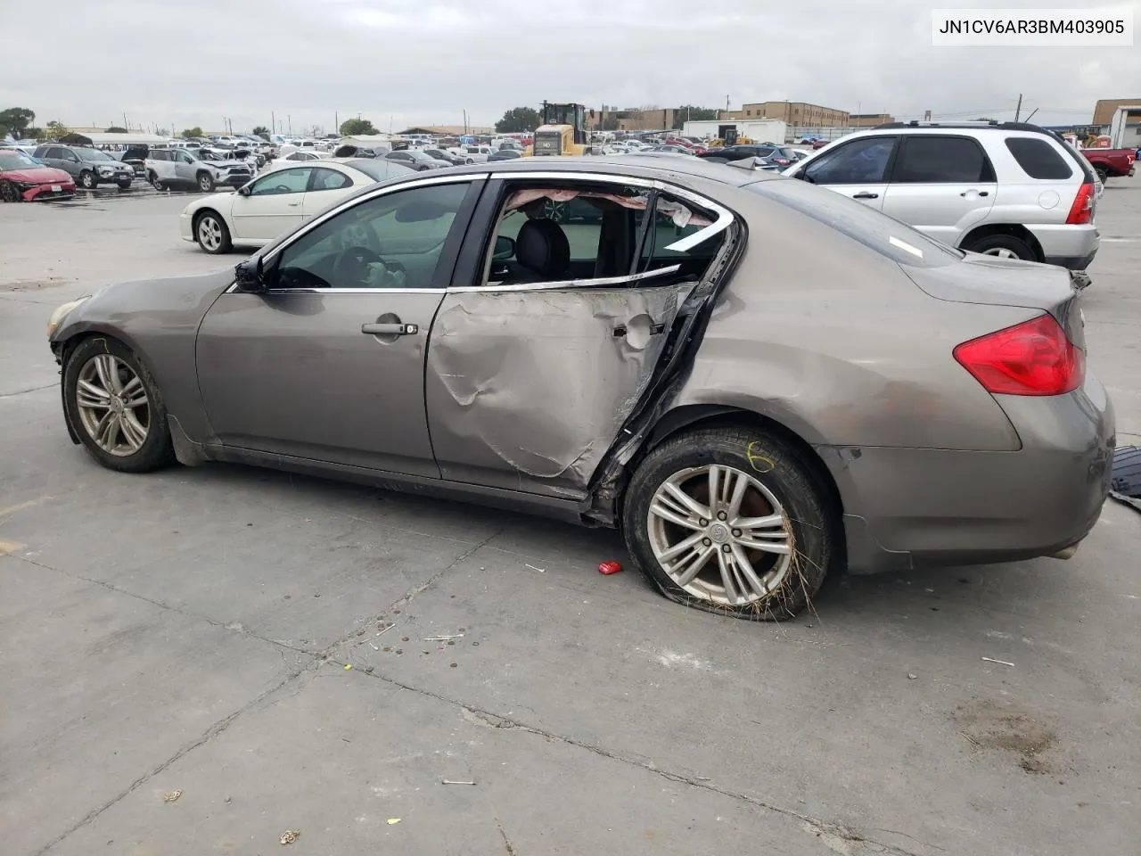 2011 Infiniti G37 VIN: JN1CV6AR3BM403905 Lot: 64316804