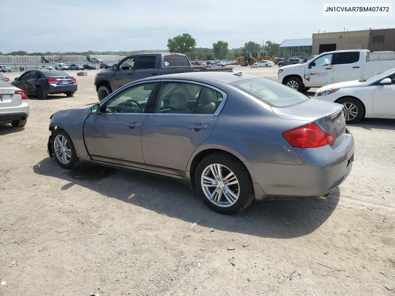 2011 Infiniti G37 VIN: JN1CV6AR7BM407472 Lot: 64776154