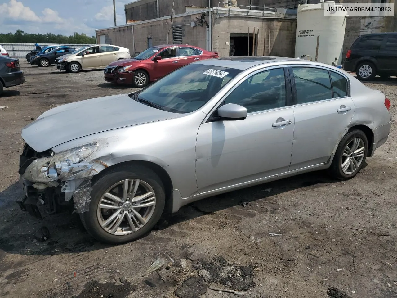 JN1DV6AR0BM450863 2011 Infiniti G25