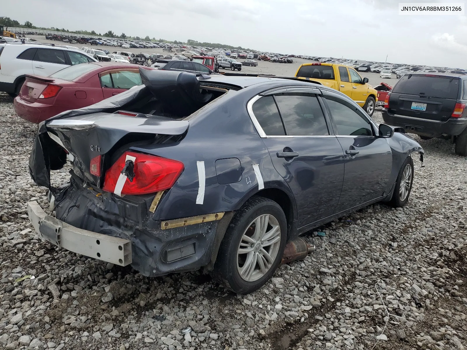 2011 Infiniti G37 VIN: JN1CV6AR8BM351266 Lot: 65584524