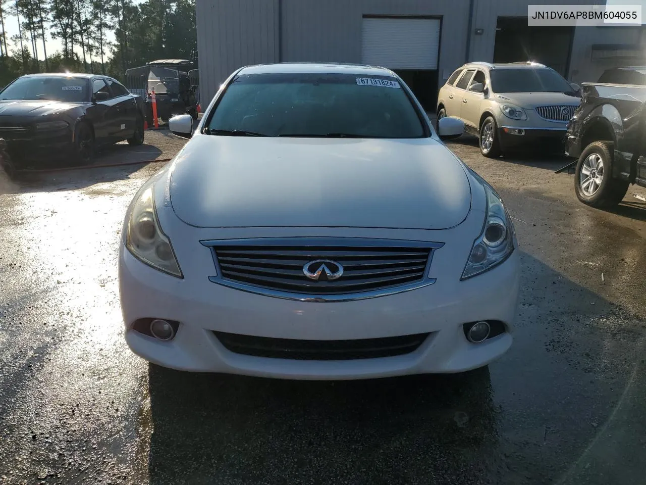 2011 Infiniti G25 Base VIN: JN1DV6AP8BM604055 Lot: 67131824