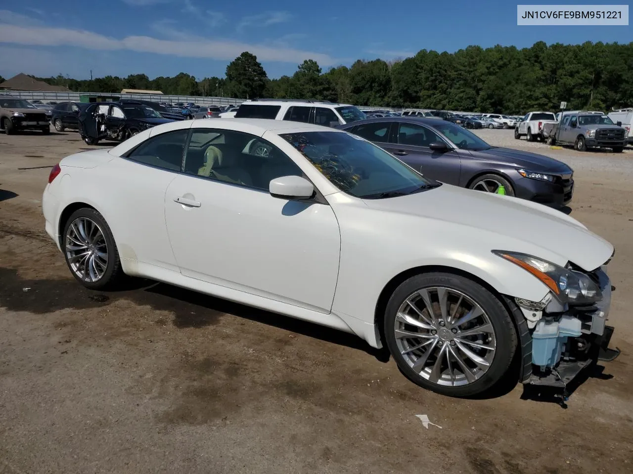 2011 Infiniti G37 Base VIN: JN1CV6FE9BM951221 Lot: 68684104