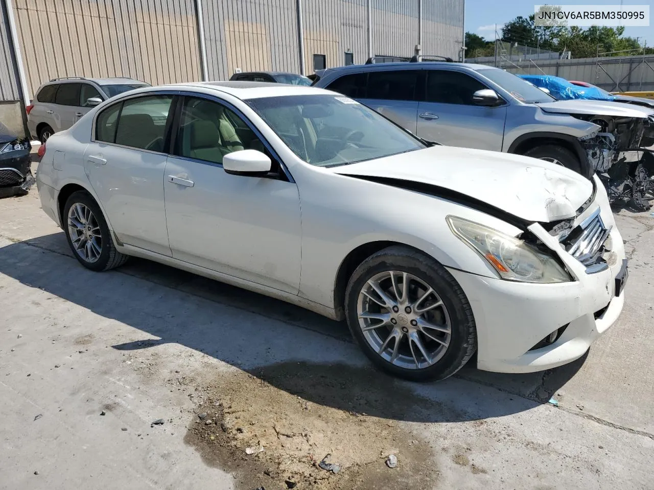 2011 Infiniti G37 VIN: JN1CV6AR5BM350995 Lot: 68689524