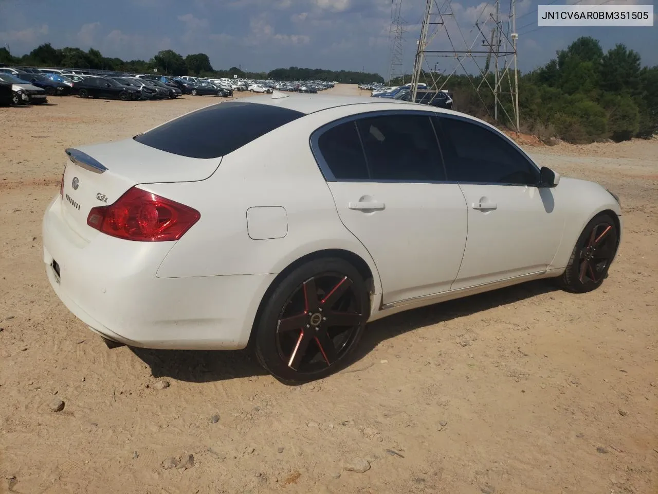 2011 Infiniti G37 VIN: JN1CV6AR0BM351505 Lot: 68835904