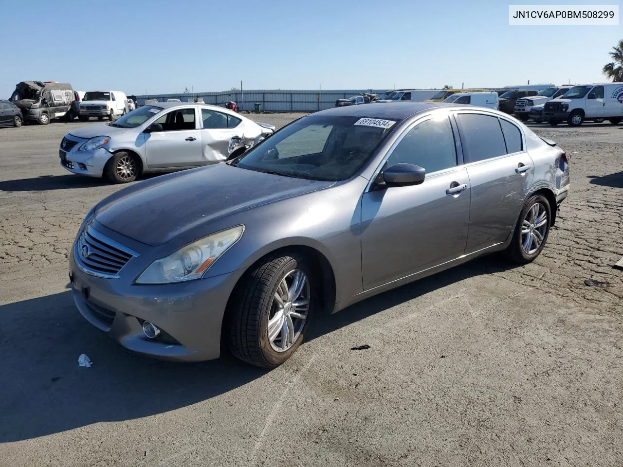 2011 Infiniti G37 Base VIN: JN1CV6AP0BM508299 Lot: 69104534