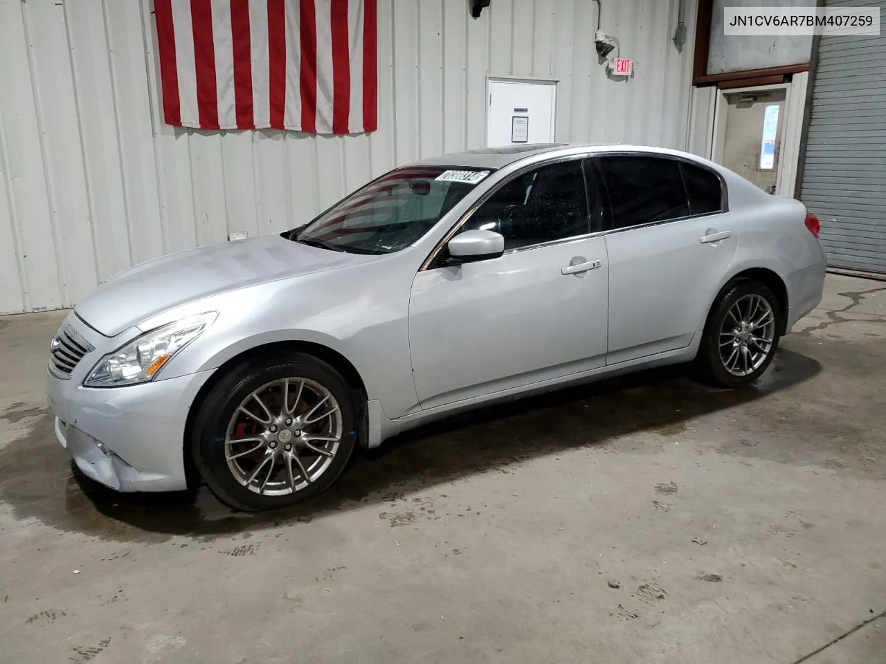 2011 Infiniti G37 VIN: JN1CV6AR7BM407259 Lot: 70300314