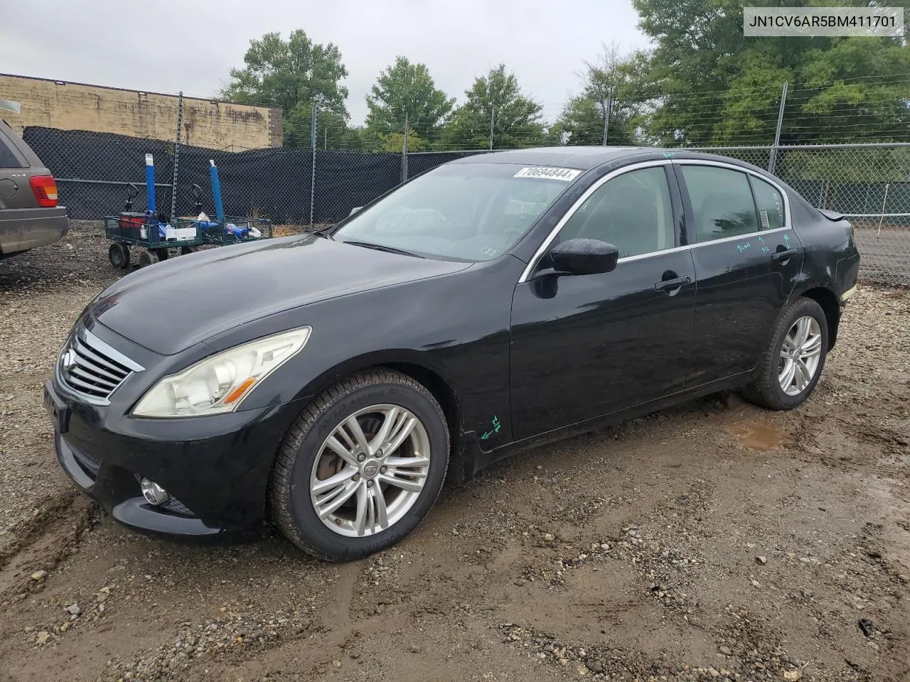 2011 Infiniti G37 VIN: JN1CV6AR5BM411701 Lot: 70694844