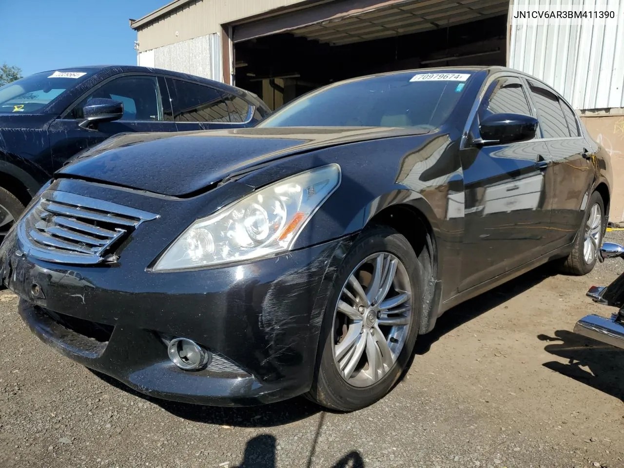 2011 Infiniti G37 VIN: JN1CV6AR3BM411390 Lot: 70979674