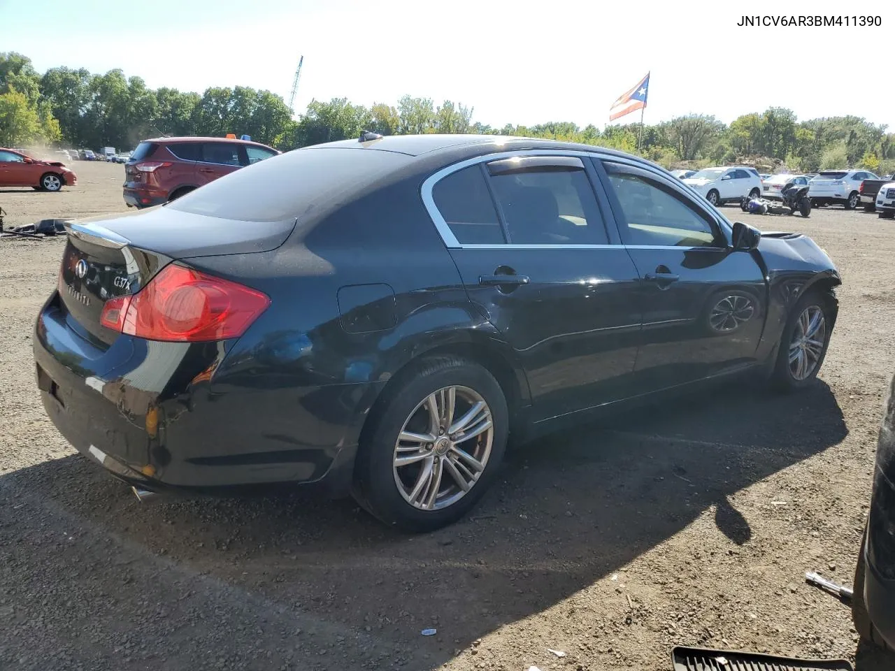 2011 Infiniti G37 VIN: JN1CV6AR3BM411390 Lot: 70979674