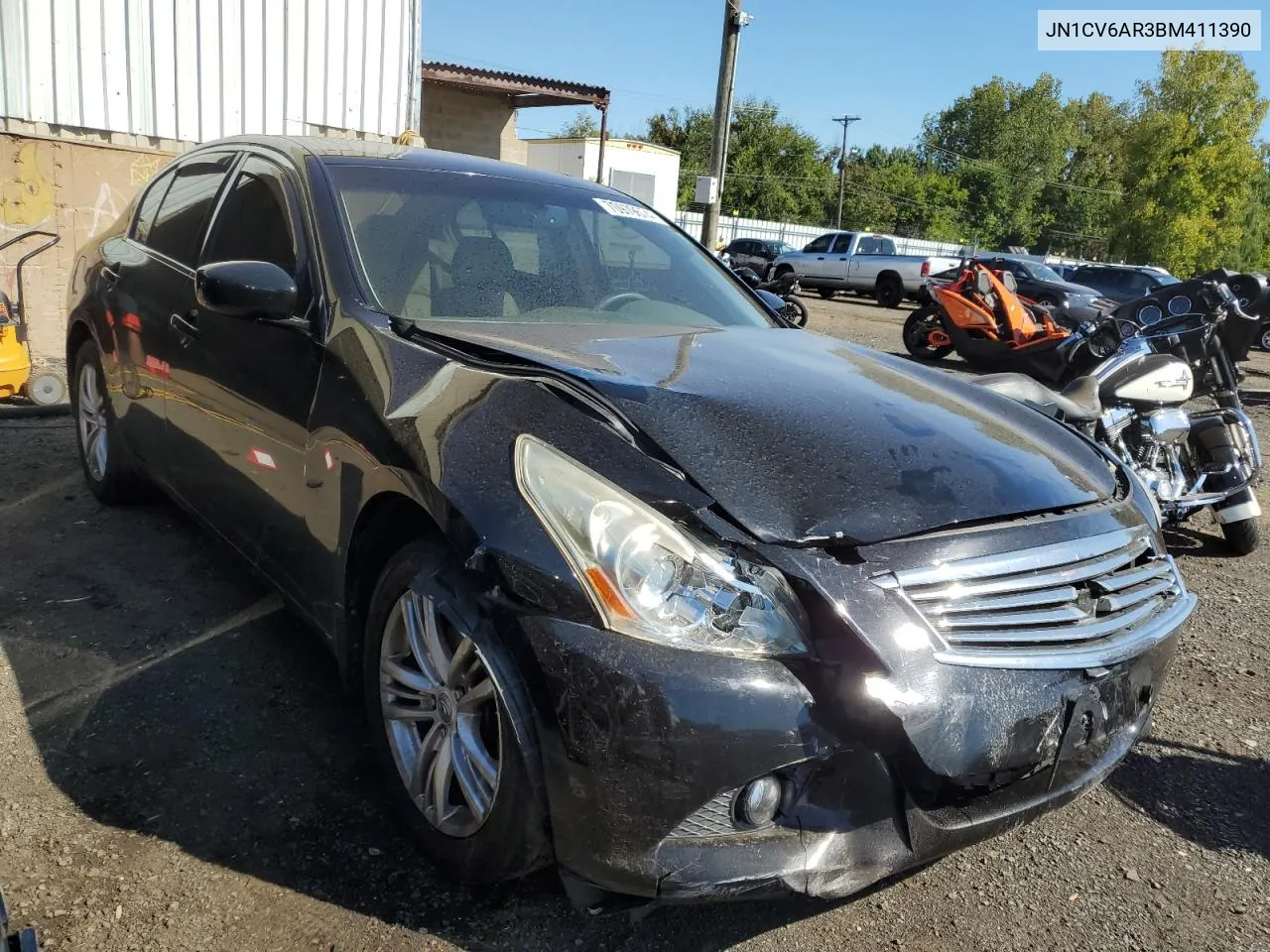 2011 Infiniti G37 VIN: JN1CV6AR3BM411390 Lot: 70979674