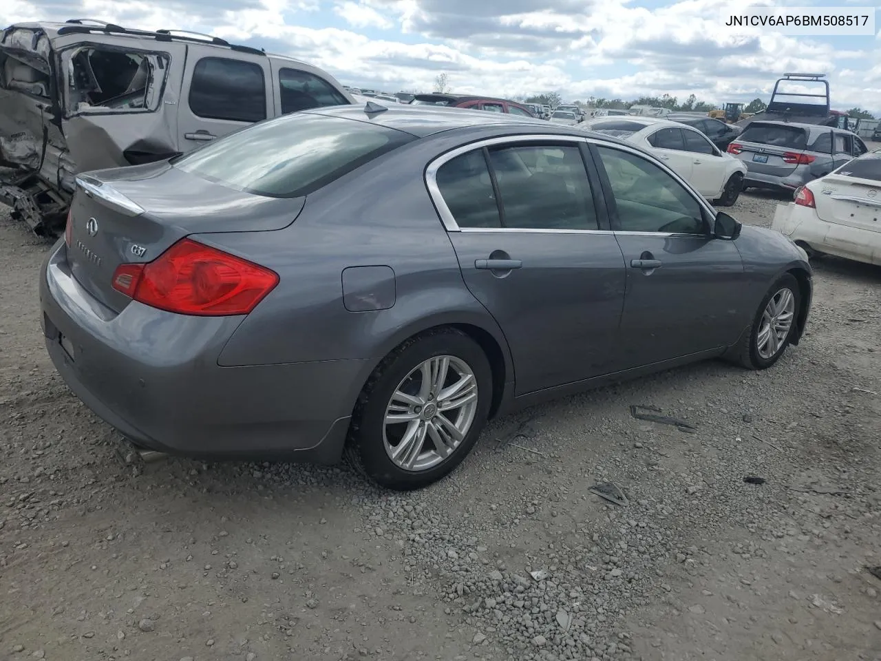 2011 Infiniti G37 Base VIN: JN1CV6AP6BM508517 Lot: 71021504