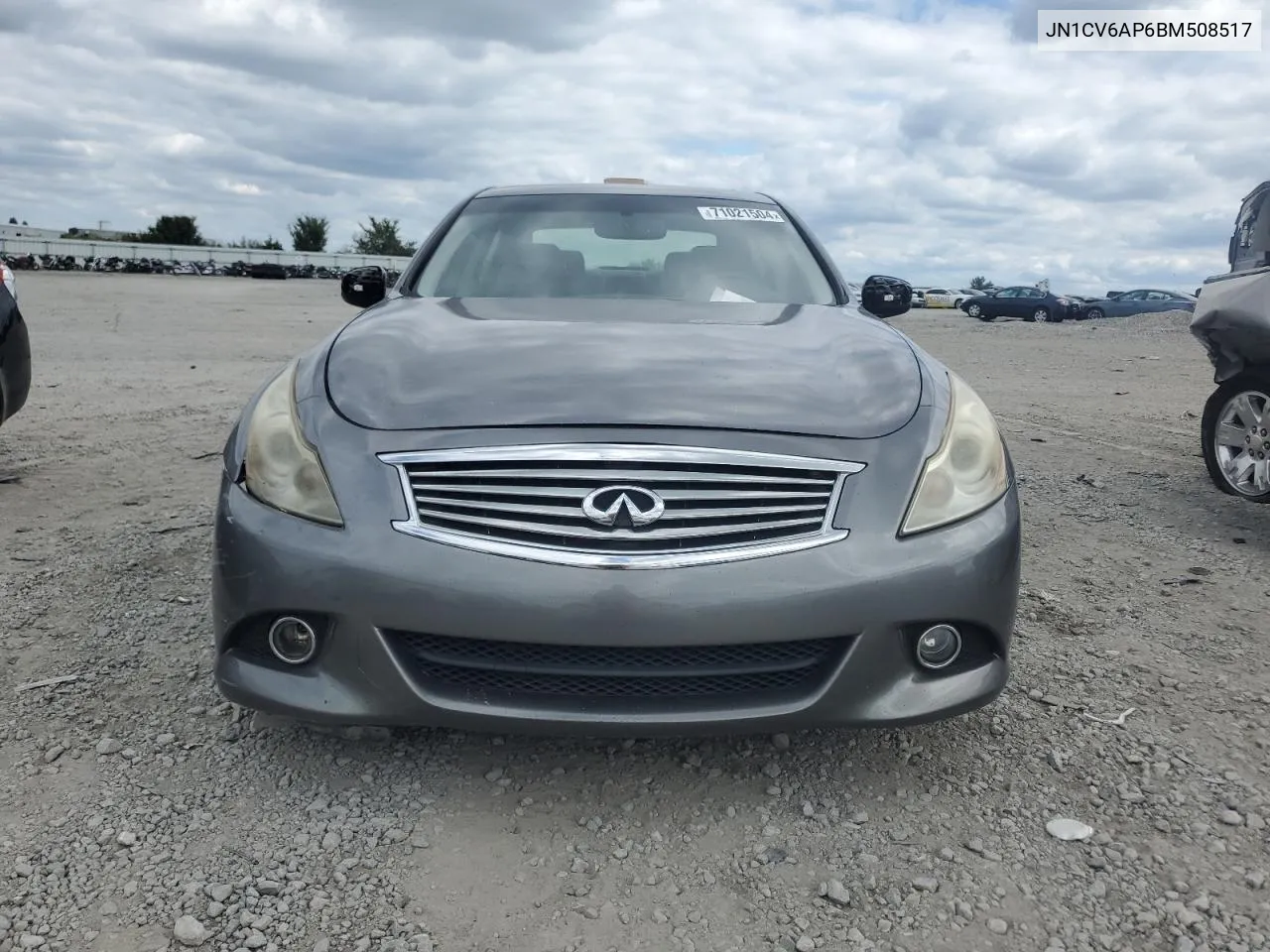 2011 Infiniti G37 Base VIN: JN1CV6AP6BM508517 Lot: 71021504