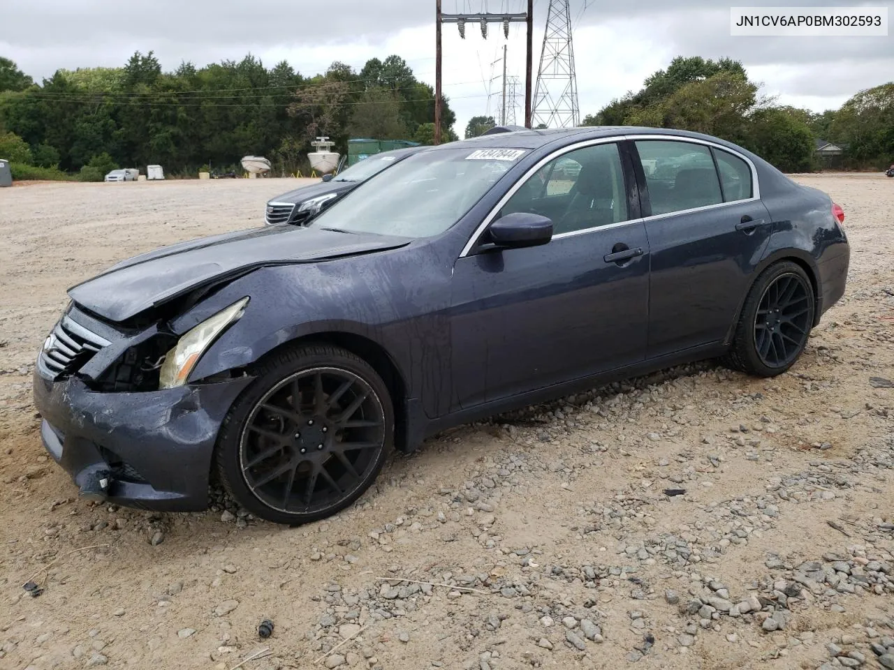 2011 Infiniti G37 Base VIN: JN1CV6AP0BM302593 Lot: 71347844