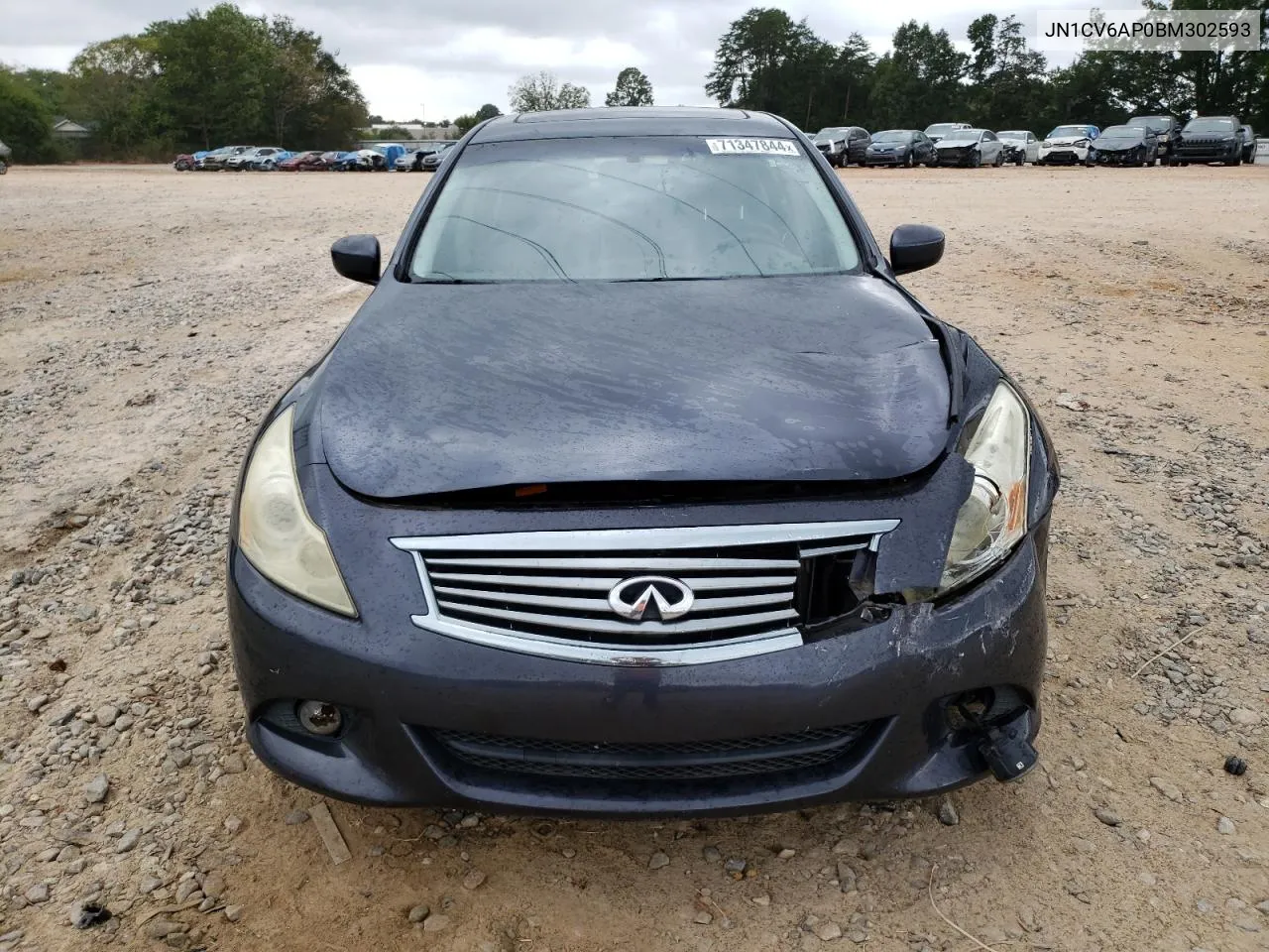 2011 Infiniti G37 Base VIN: JN1CV6AP0BM302593 Lot: 71347844