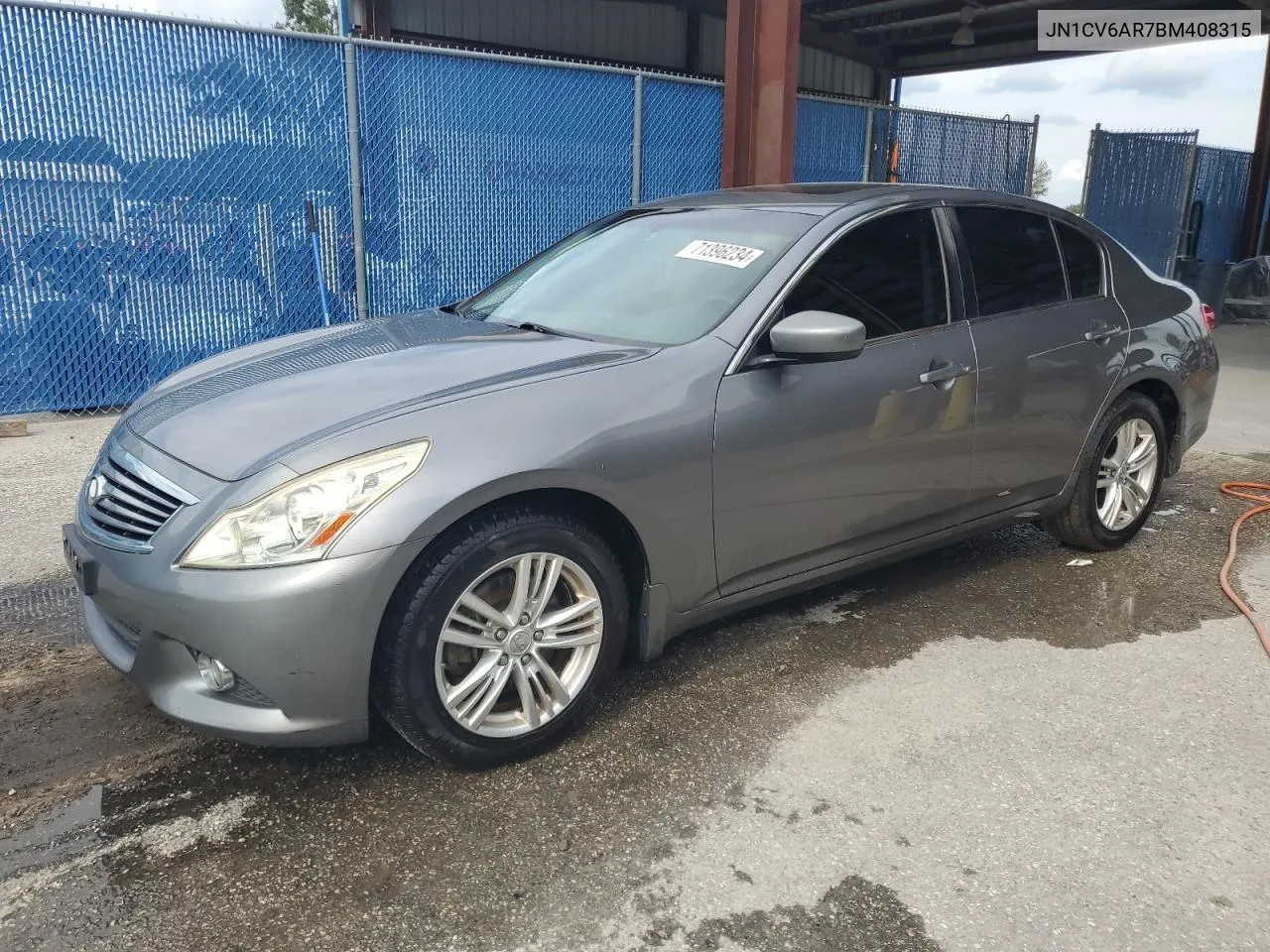 2011 Infiniti G37 VIN: JN1CV6AR7BM408315 Lot: 71396234