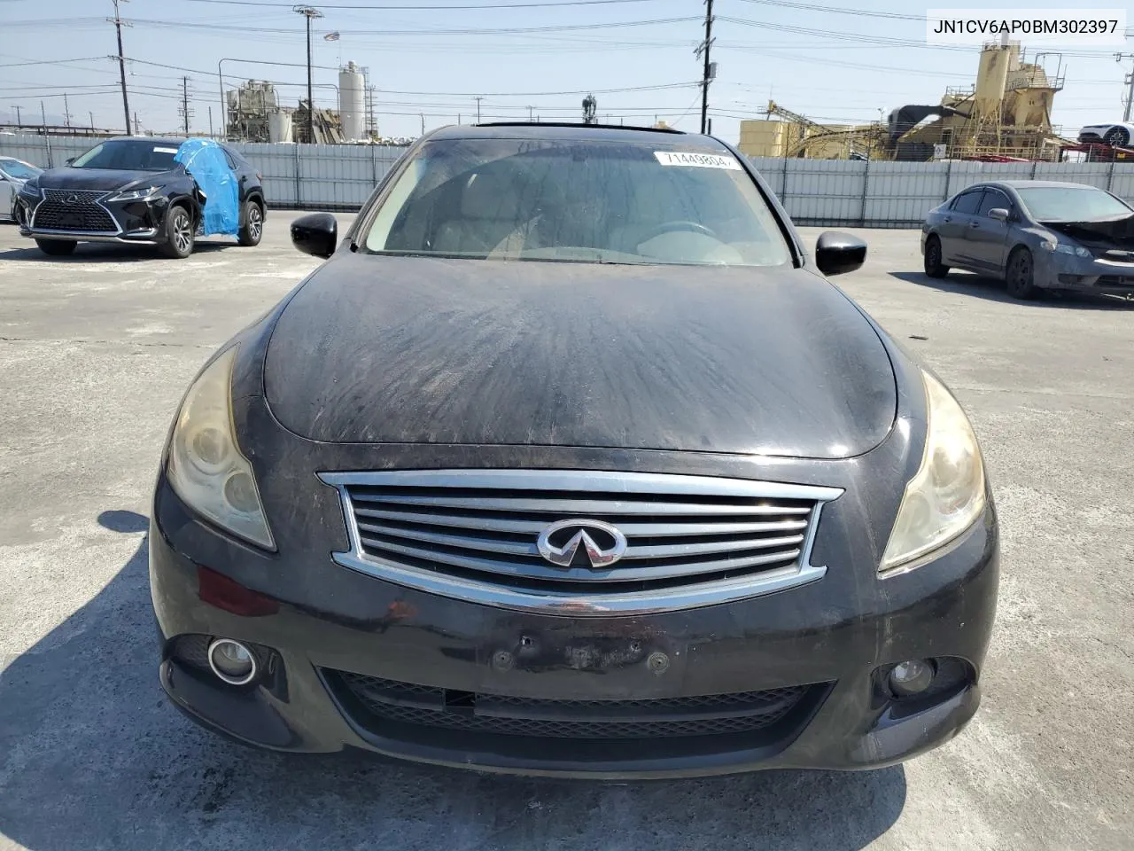 2011 Infiniti G37 Base VIN: JN1CV6AP0BM302397 Lot: 71449804