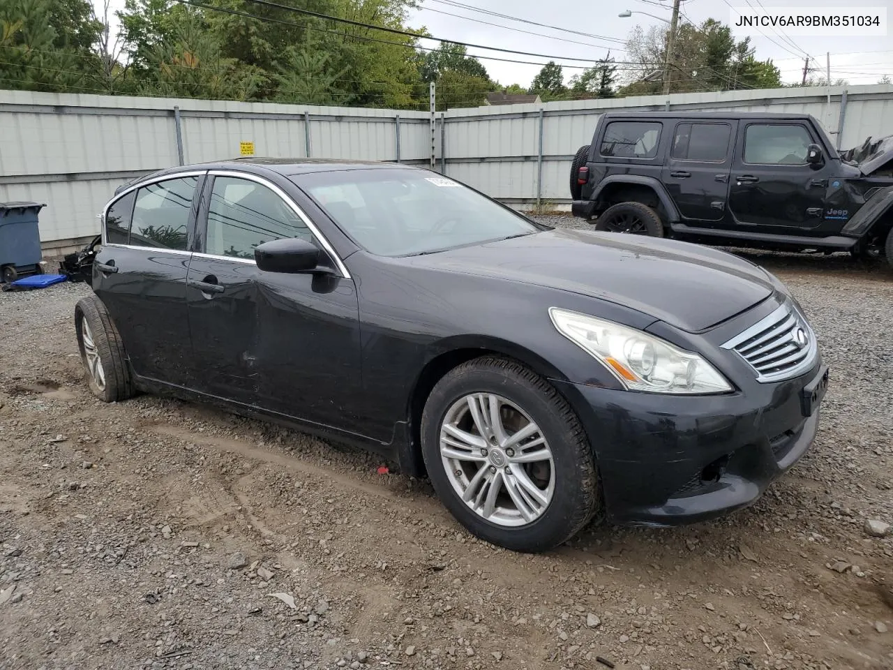 2011 Infiniti G37 VIN: JN1CV6AR9BM351034 Lot: 71464924