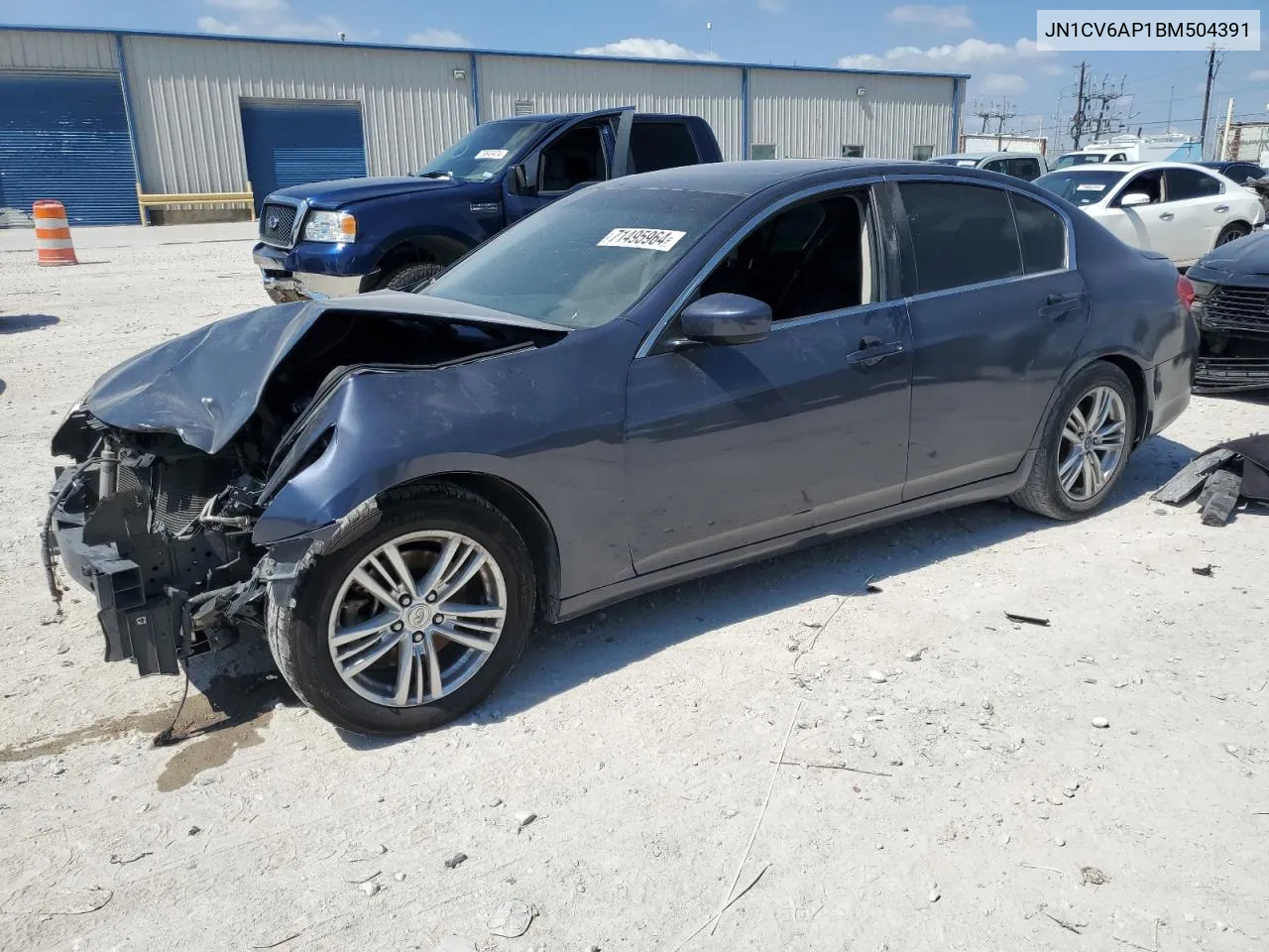 2011 Infiniti G37 Base VIN: JN1CV6AP1BM504391 Lot: 71495964