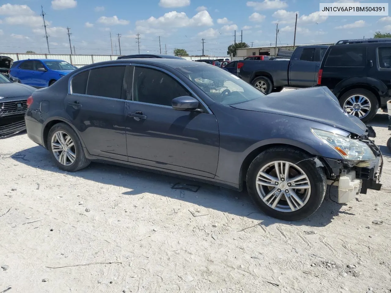 2011 Infiniti G37 Base VIN: JN1CV6AP1BM504391 Lot: 71495964