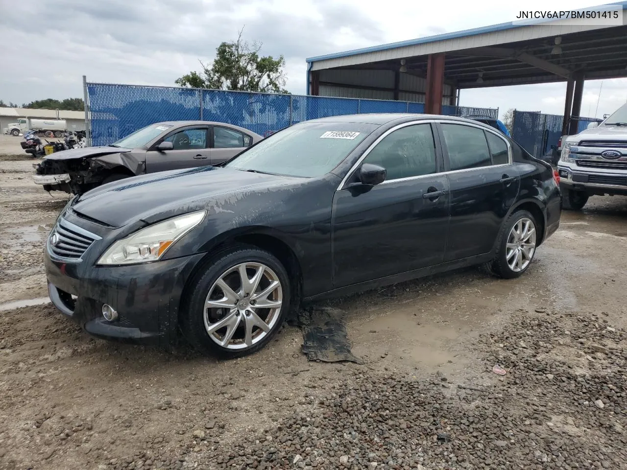 2011 Infiniti G37 Base VIN: JN1CV6AP7BM501415 Lot: 71599364