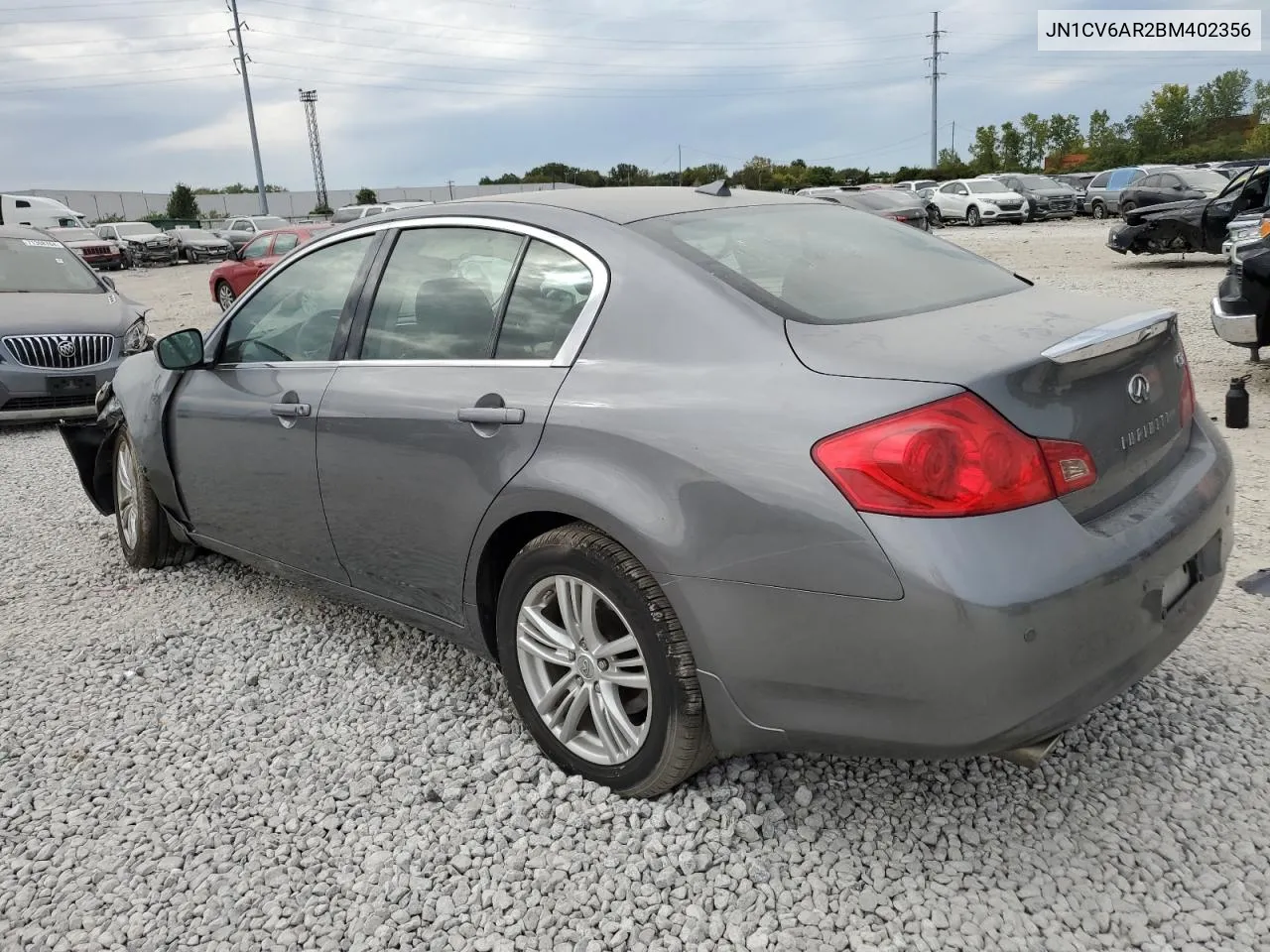 2011 Infiniti G37 VIN: JN1CV6AR2BM402356 Lot: 71792014