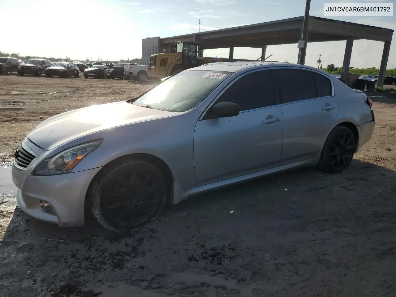 2011 Infiniti G37 VIN: JN1CV6AR6BM401792 Lot: 71836454