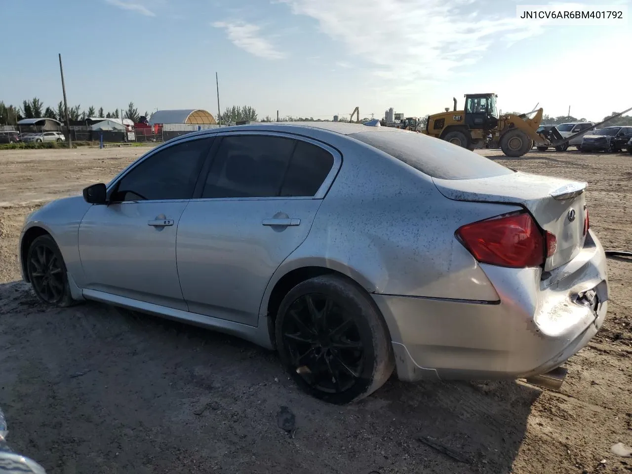 2011 Infiniti G37 VIN: JN1CV6AR6BM401792 Lot: 71836454