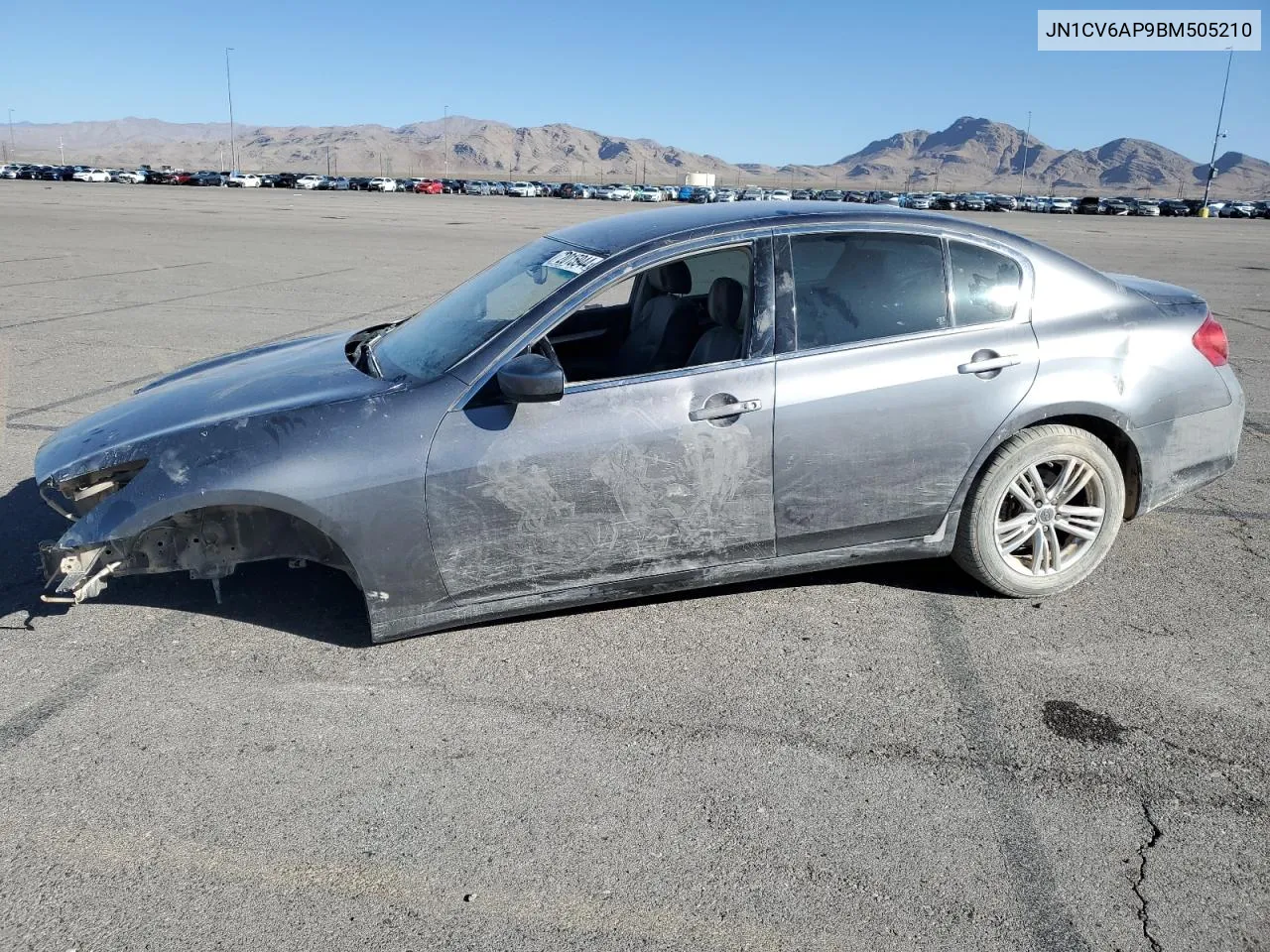 2011 Infiniti G37 Base VIN: JN1CV6AP9BM505210 Lot: 72015944