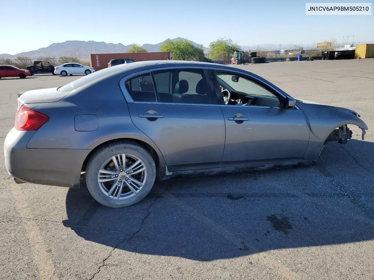 2011 Infiniti G37 Base VIN: JN1CV6AP9BM505210 Lot: 72015944