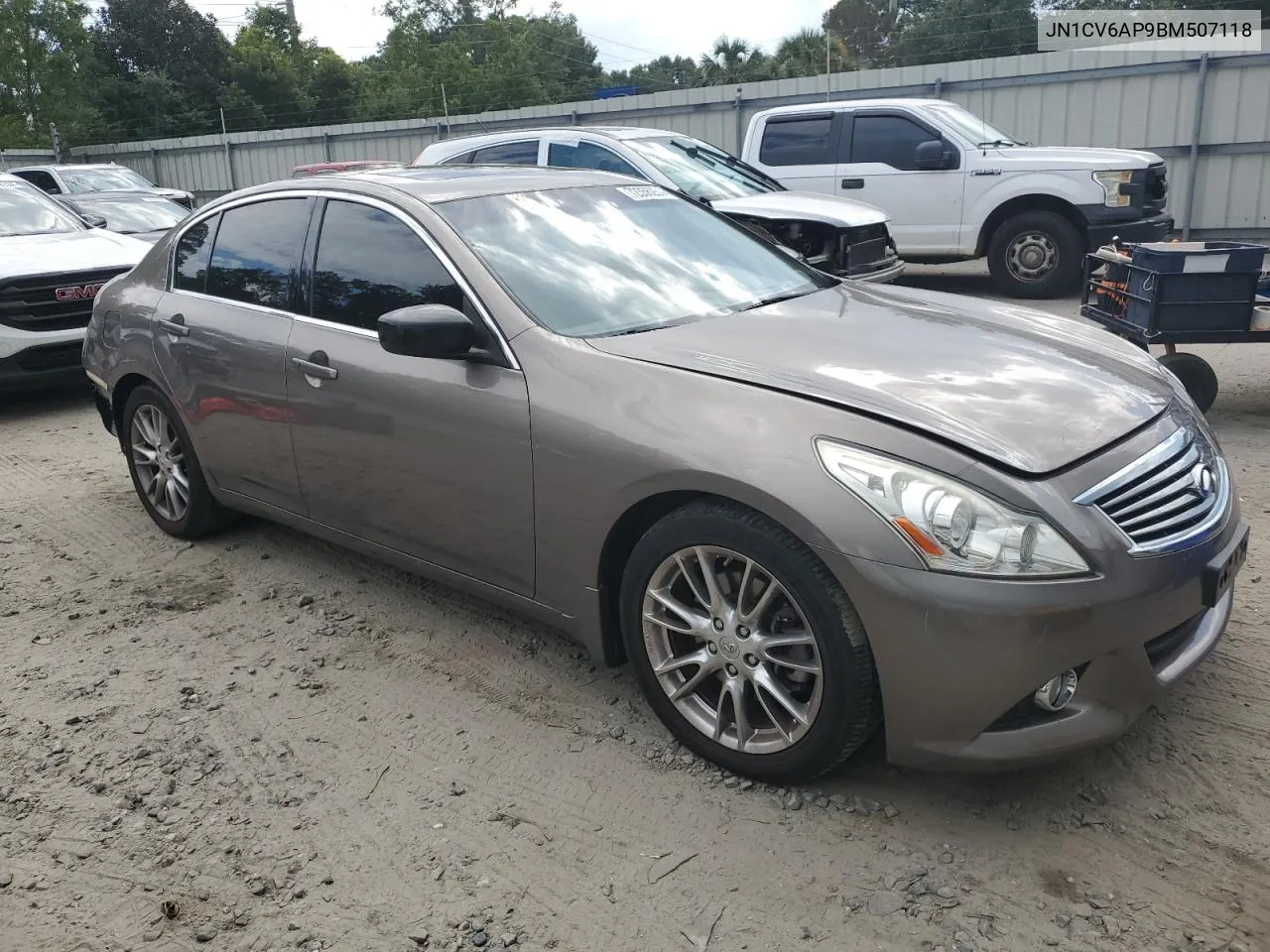 2011 Infiniti G37 Base VIN: JN1CV6AP9BM507118 Lot: 72356254