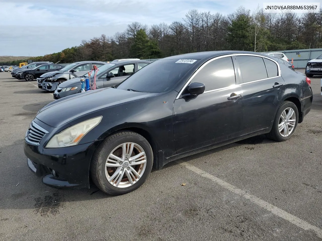 2011 Infiniti G25 VIN: JN1DV6AR8BM653967 Lot: 72413134