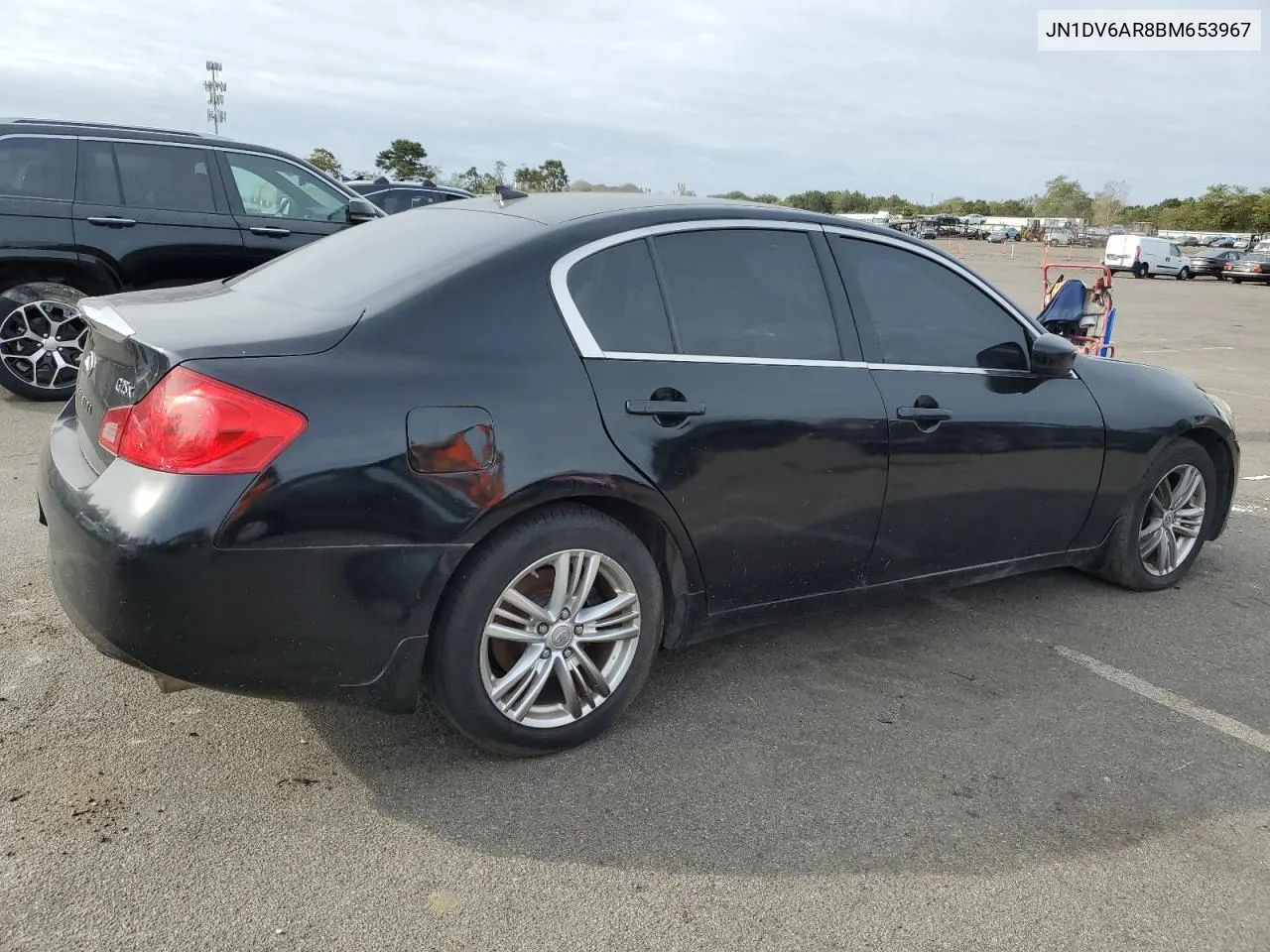 2011 Infiniti G25 VIN: JN1DV6AR8BM653967 Lot: 72413134