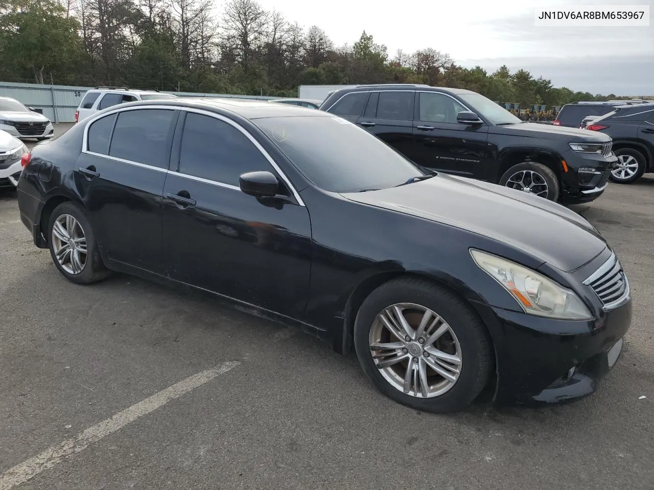 2011 Infiniti G25 VIN: JN1DV6AR8BM653967 Lot: 72413134